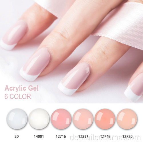 Herstellen Sie kundenspezifische Harzharz -Polygel -Nagel -Set für Lady&#39;s Nail Beauty